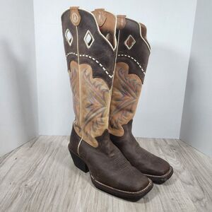 Tony Lama Buckaroo Cowboy Boots RR1011 Men's Size 8D